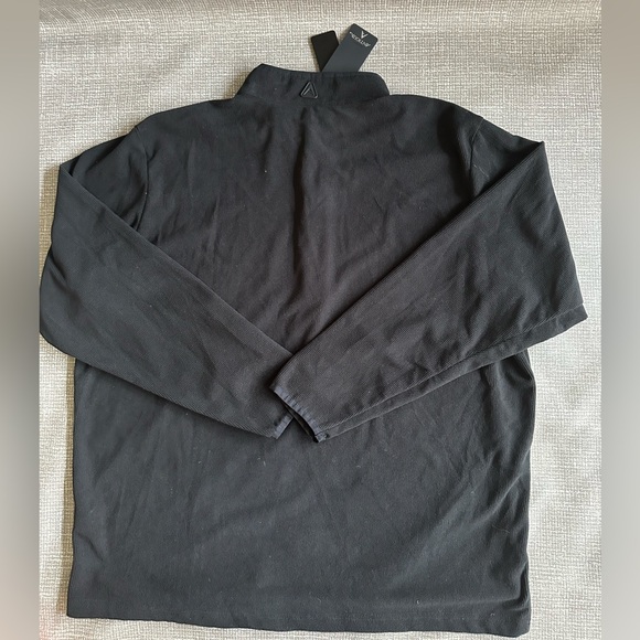 SUPER BOWL MIAMI LIV ANTIGUA MENS BLACK GLACIER LONG SLEEVE 1/4 ZIP PULLOVER XXL - Picture 2 of 11